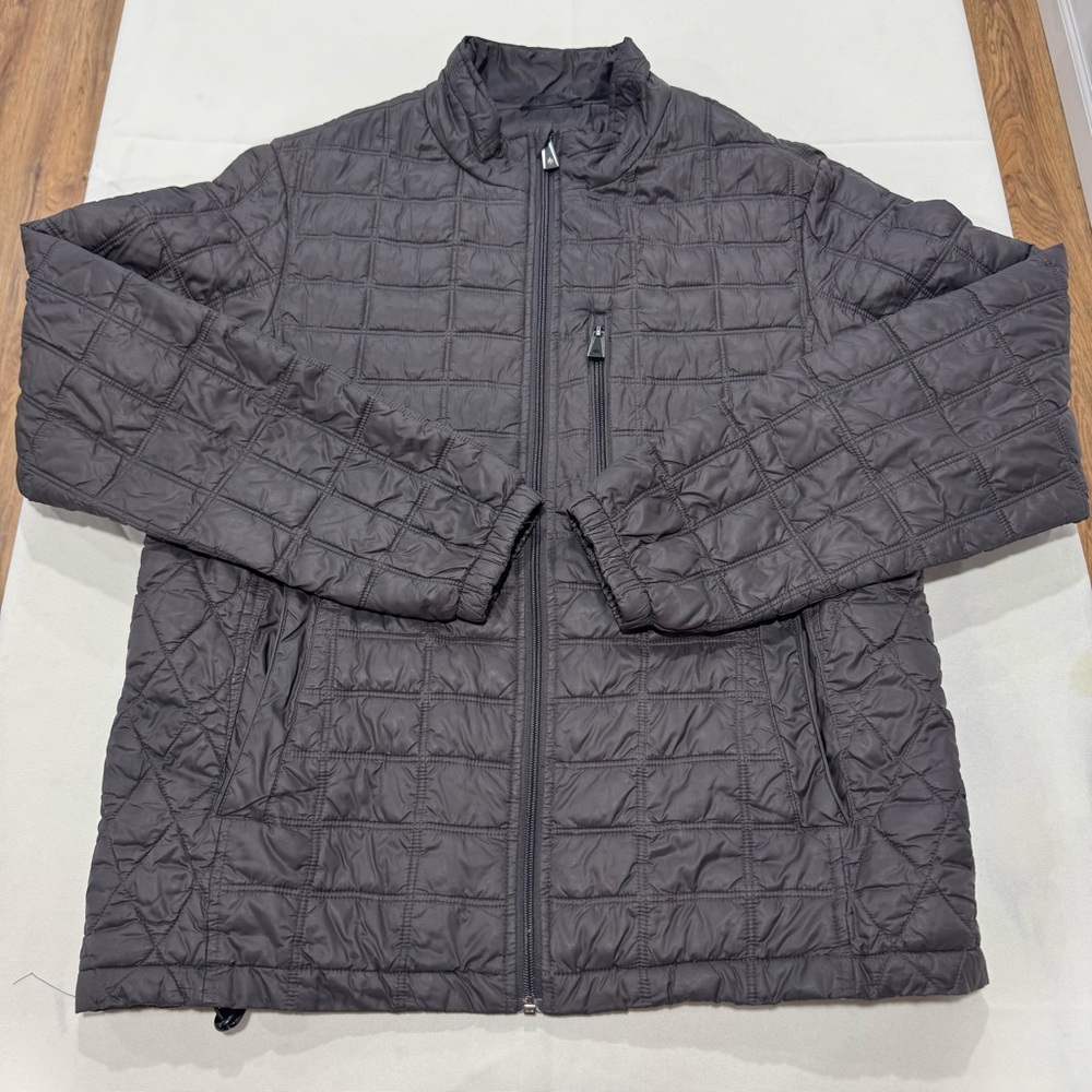 RAINFOREST Men's Dark Gray Quilted Puffer Jacket